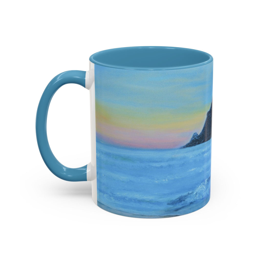 Ocean Sunset Coffee Mug — Scenic Seascape Accent Mug