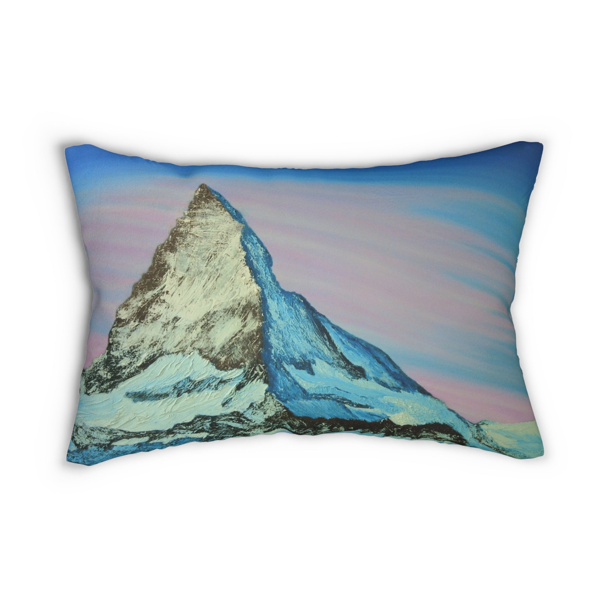 Mountain Sunrise Lumbar Pillow