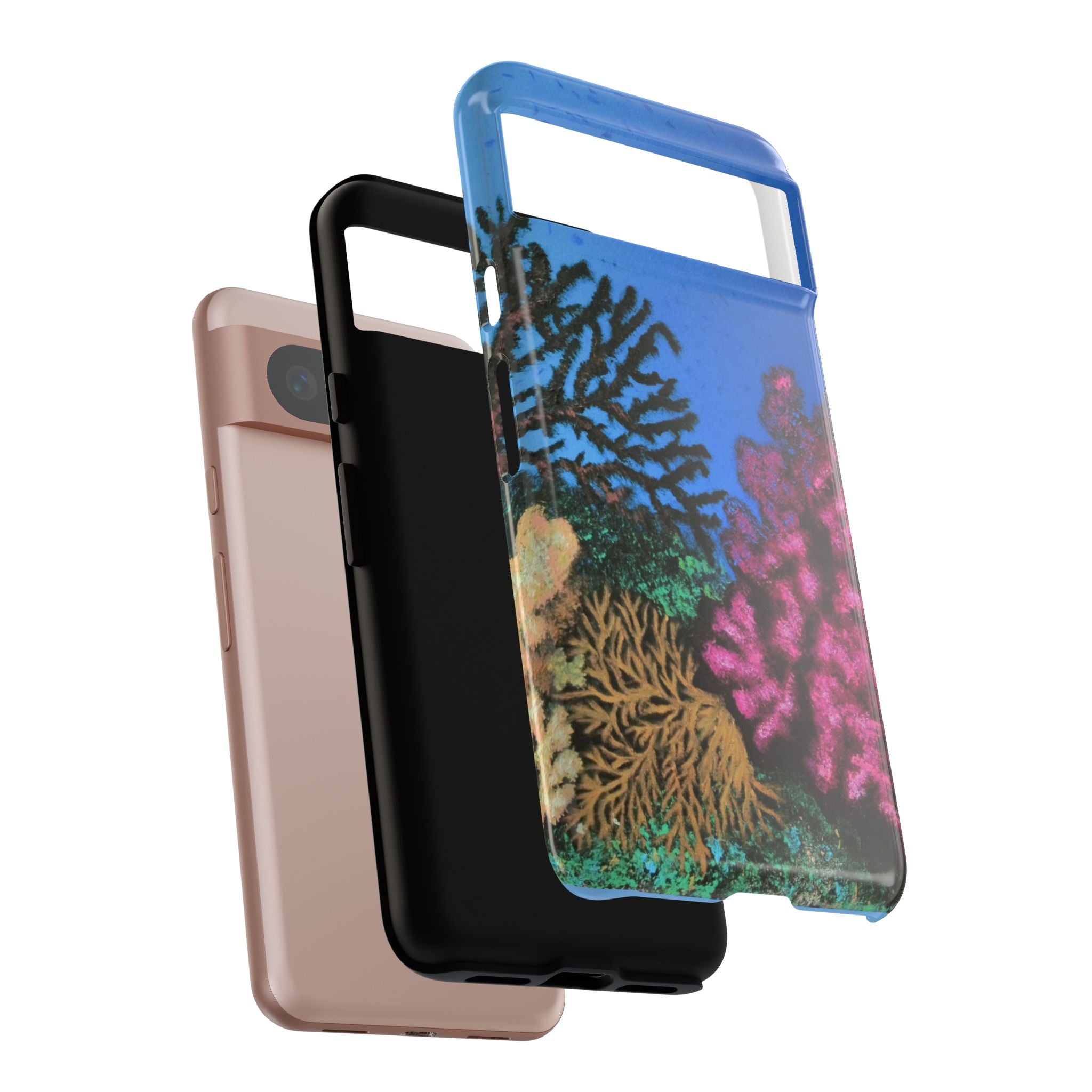 Coral Reef Tough Phone Case — Underwater Ocean Art iPhone Protector