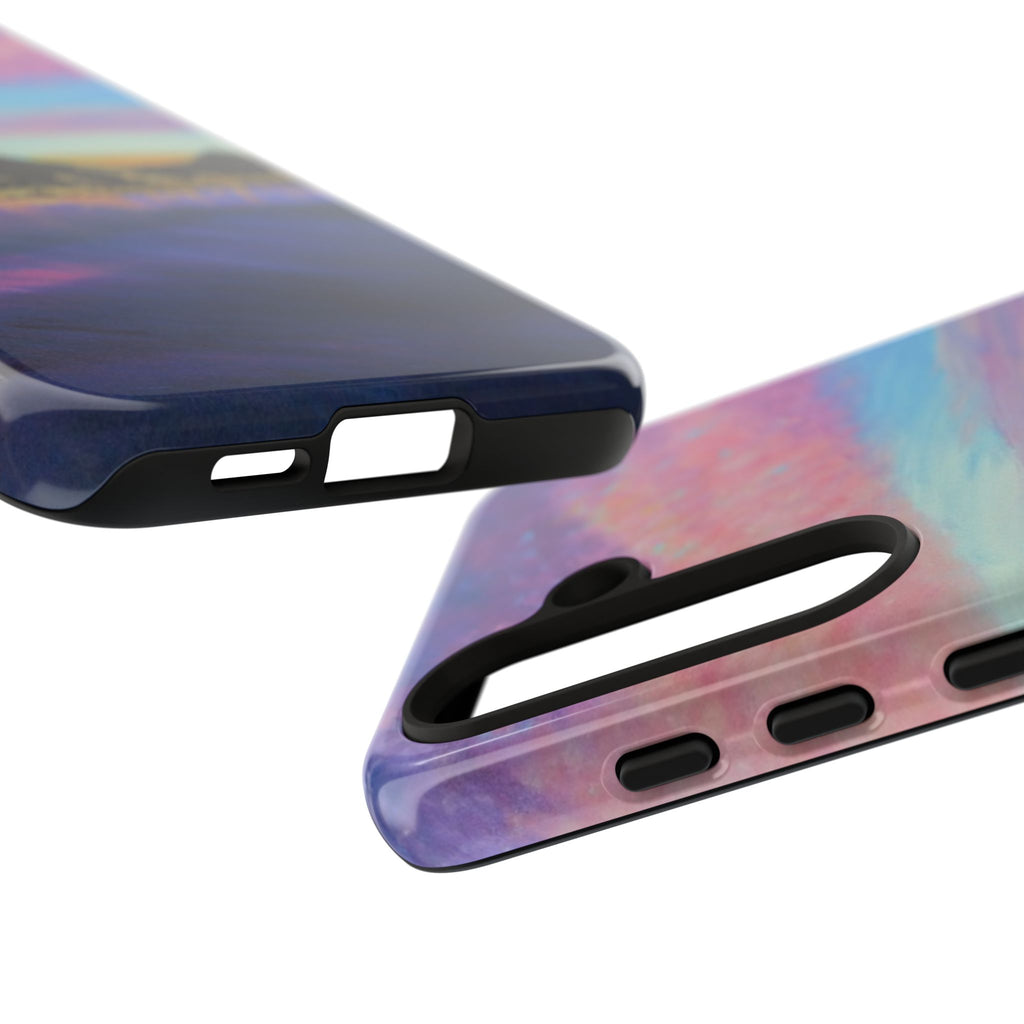 Sunset Mountain Landscape Phone Case — Colorful Sky Tough Case