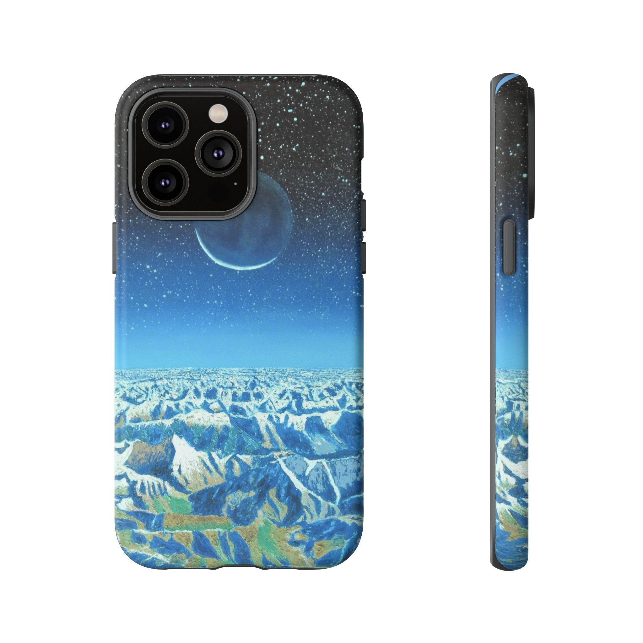 Moon- Himalayas Phone Case — Night Sky Crescent Moon Protective Tough Case