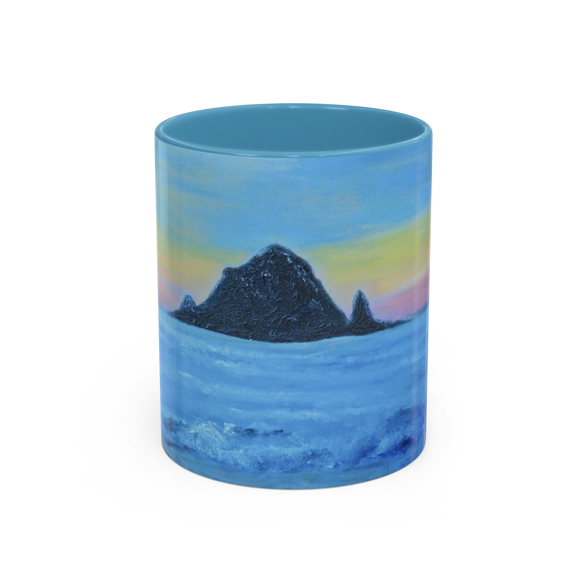 Ocean Sunset Coffee Mug — Scenic Seascape Accent Mug