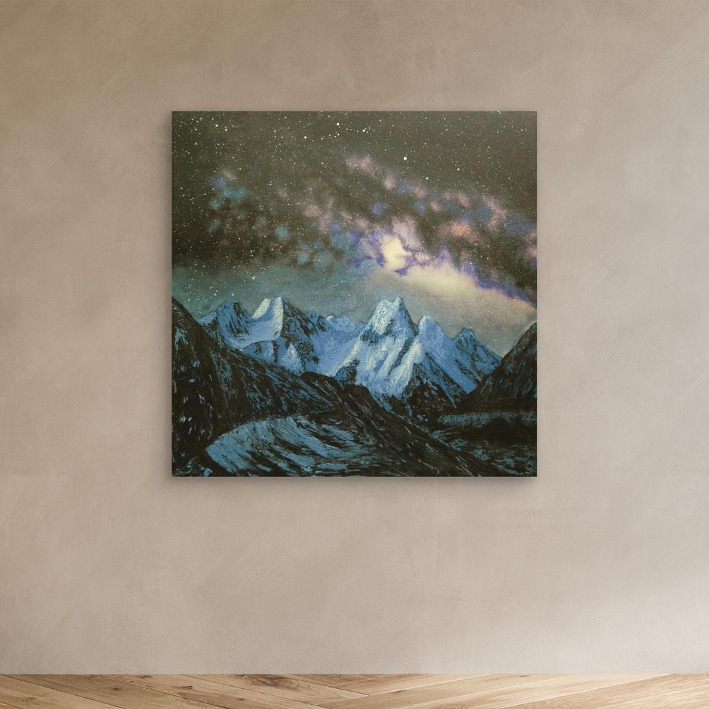 Himalayas beneath the Milky Way