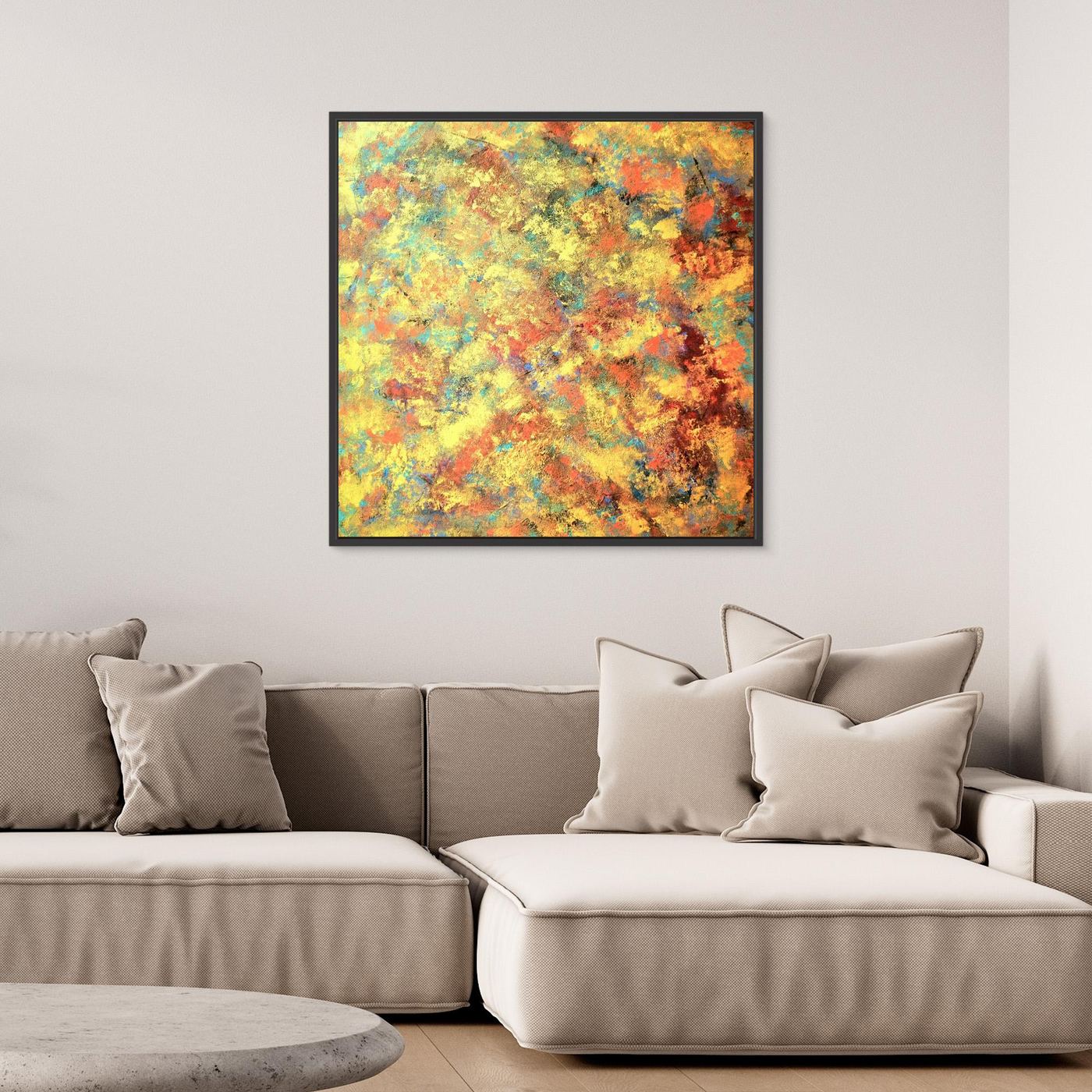 Amber in the Sea Canvas Print - Copy