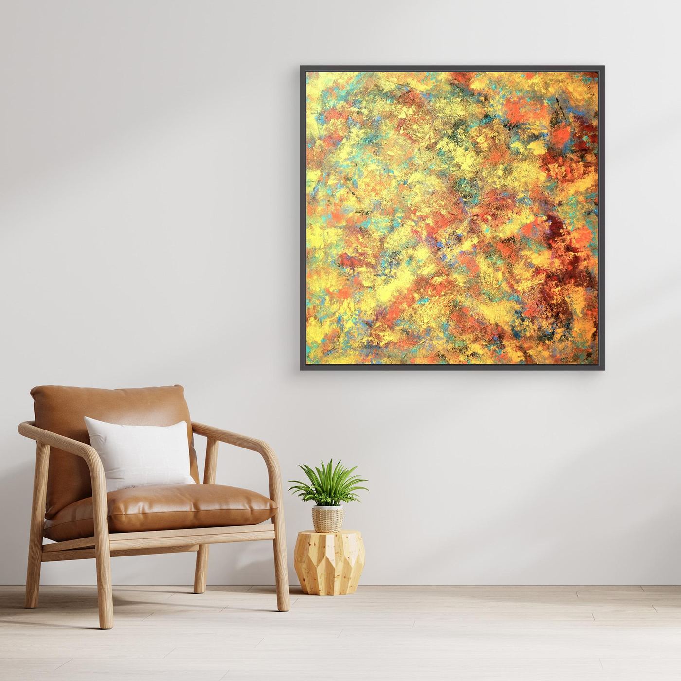 Amber in the Sea Canvas Print - Copy