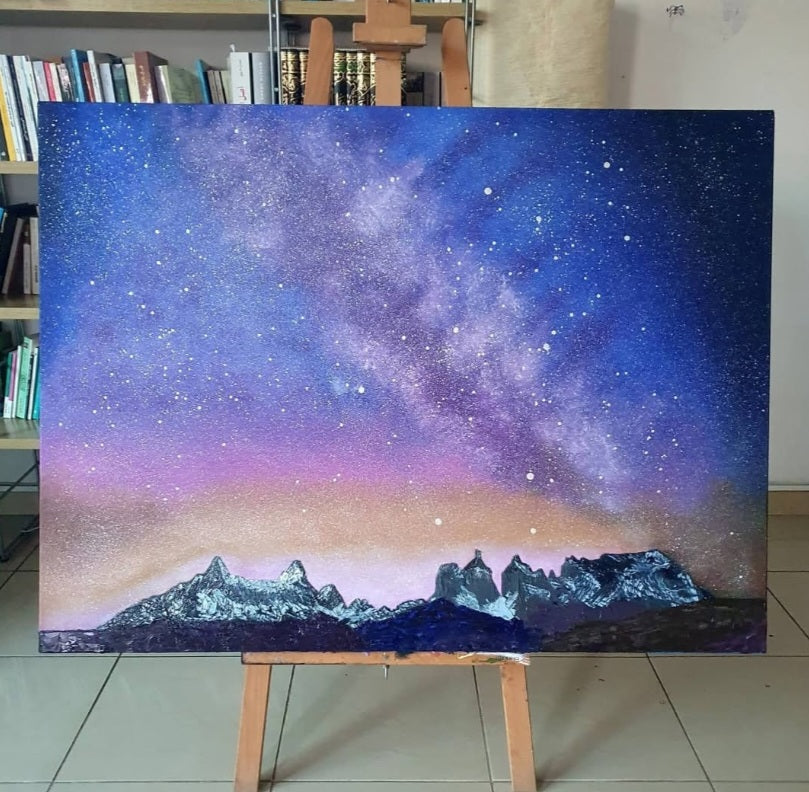 Towers of Paine & Milky Way