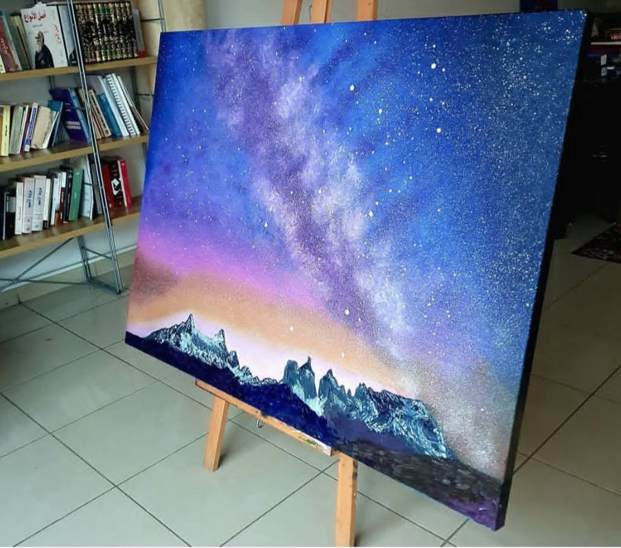 Towers of Paine & Milky Way