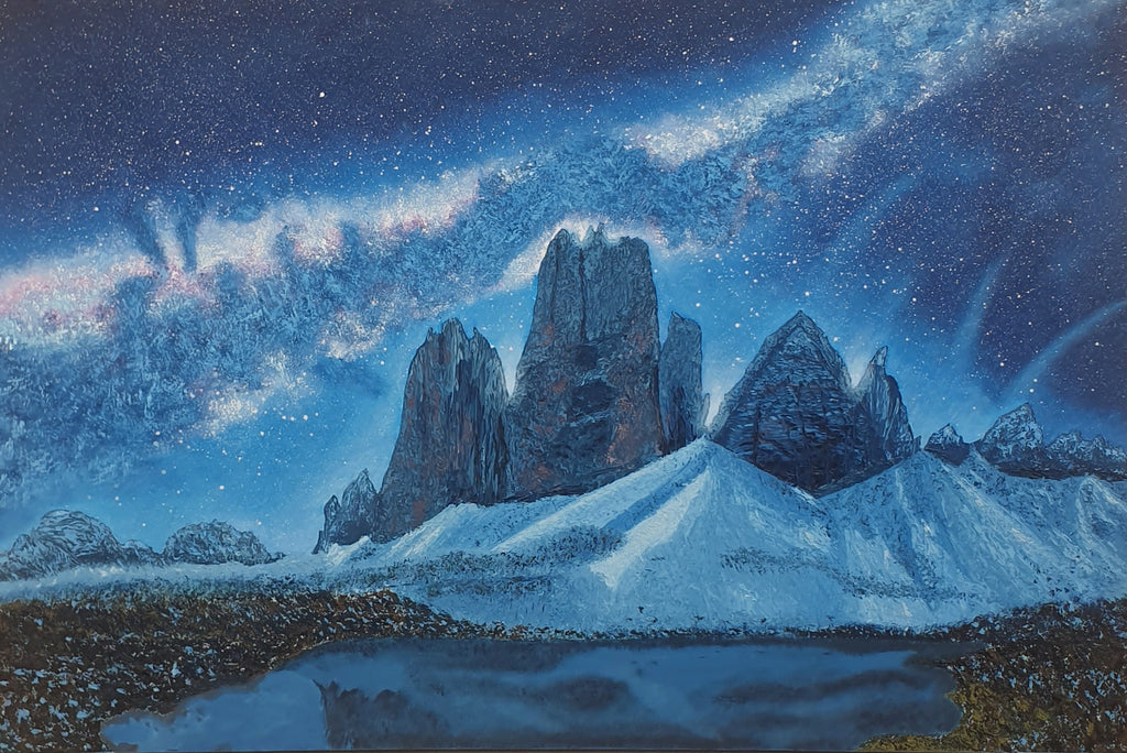 Milky Way over the Dolomites