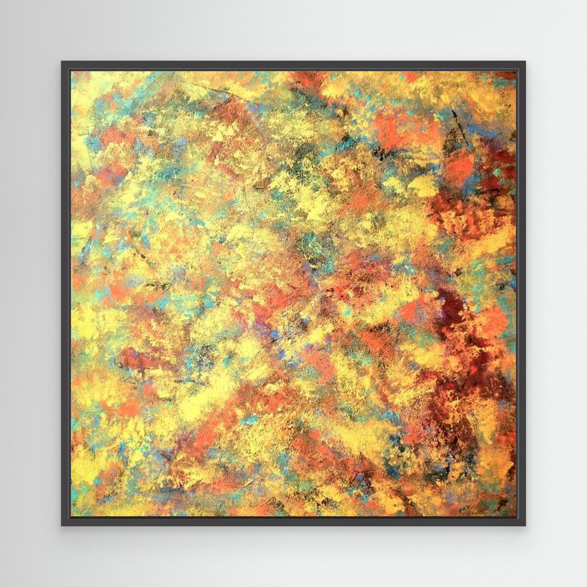 Amber in the Sea Canvas Print