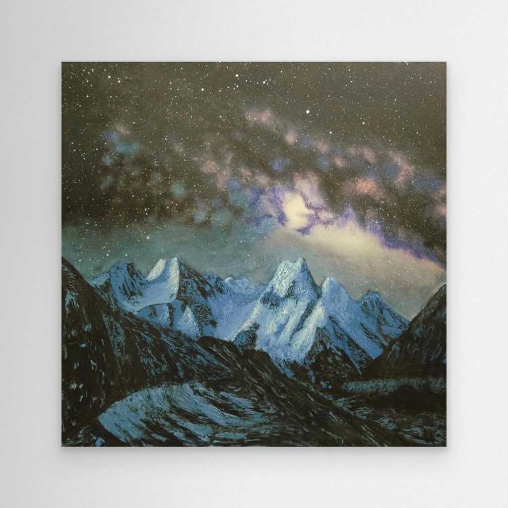 Himalayas beneath the Milky Way